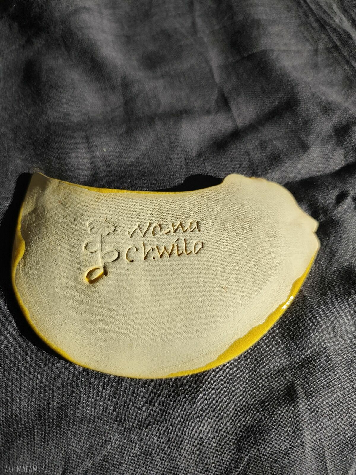 Talerz kurka ceramiczny - wielkanocna ozdoba stołu