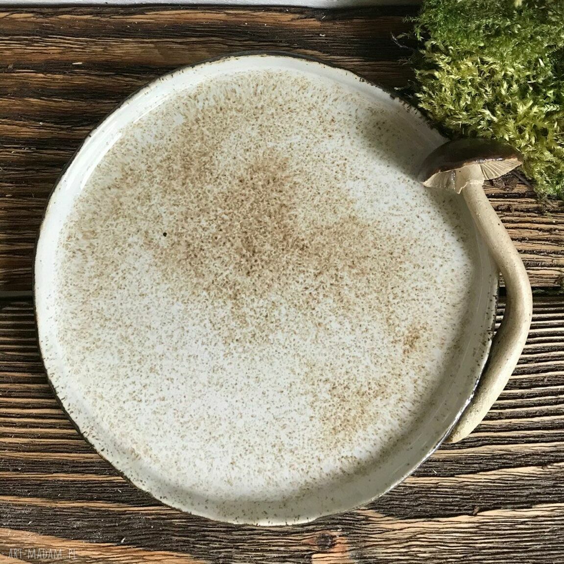 Talerzyk ceramiczny - grzyb