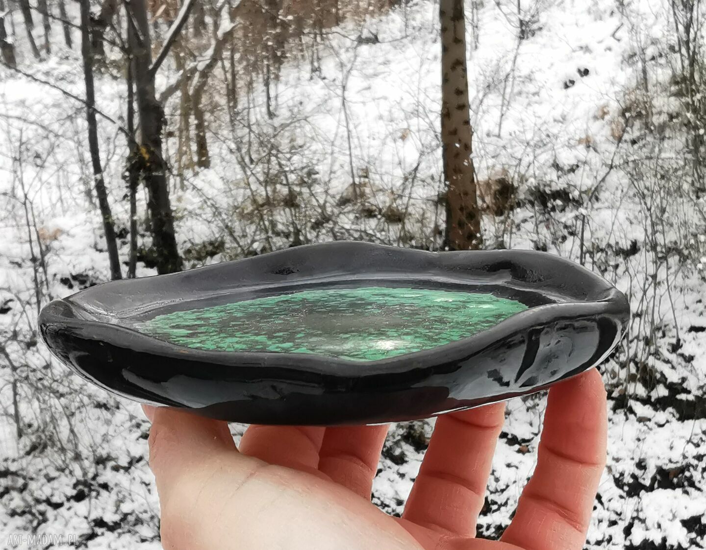 Ceramiczny talerzyk C413 na biżuterię i drobiazgi