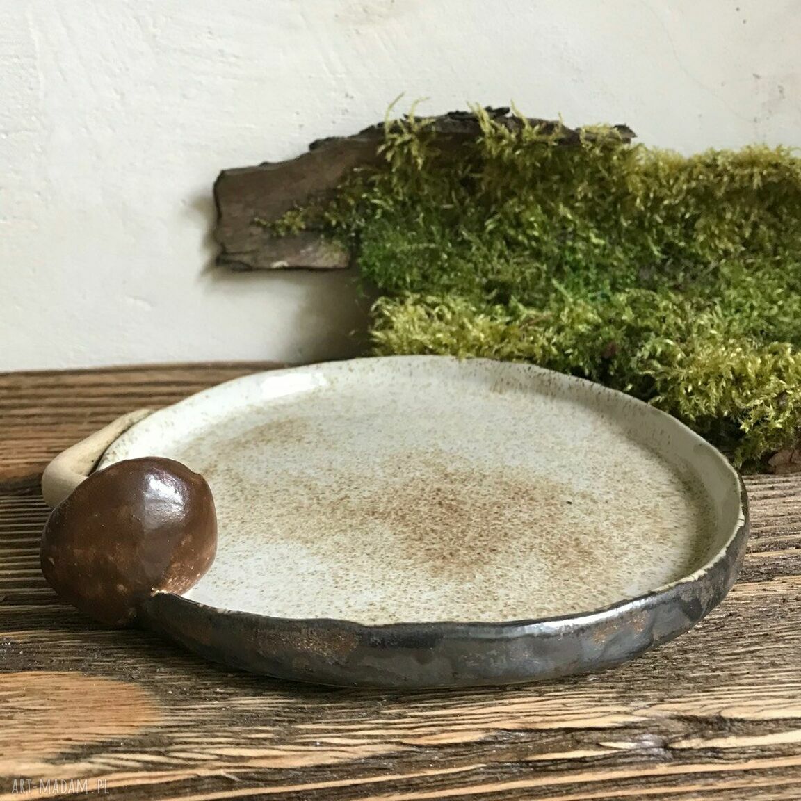 Talerzyk ceramiczny - grzyb