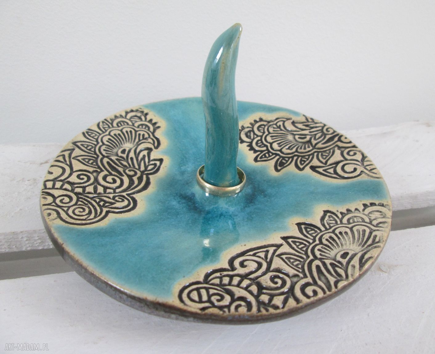 Ceramiczny talerzyk na biżuterię