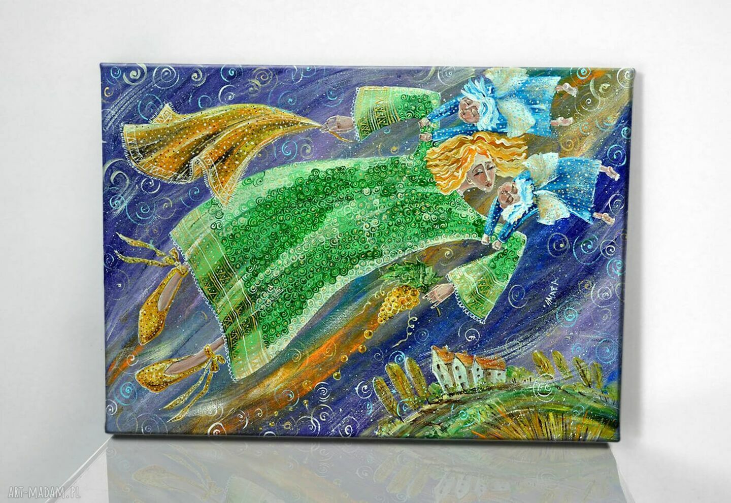 Tango dla Nefeli - obraz giclee na płótnie Canvas