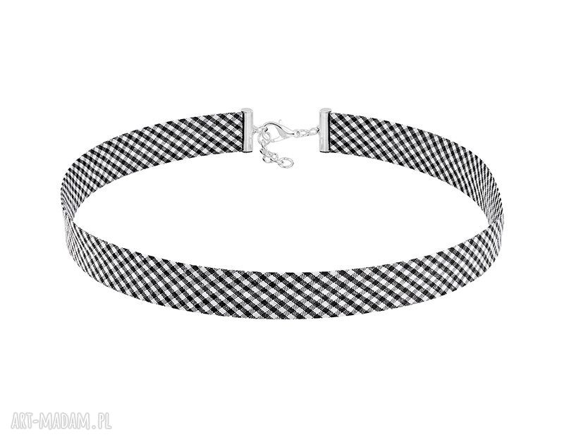 Choker krateczke kratka tasiemka kkrateczke naszyjnik oplatający