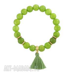 tassel - lime - zielone bransoletki