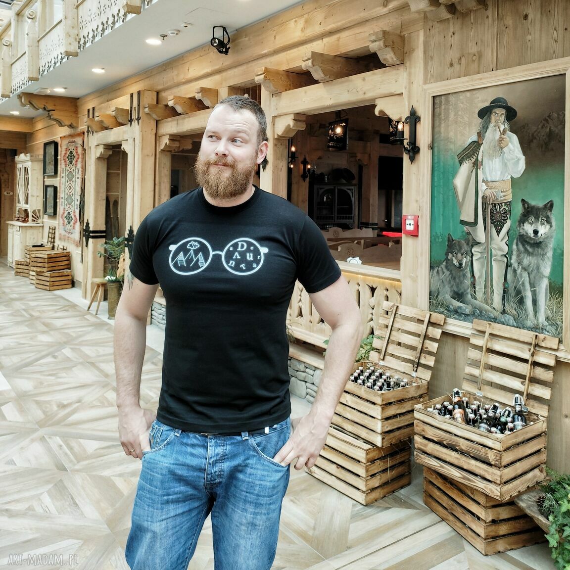 Tatra Art koszulka Witkacy Adventure - autorski projekt Oliwii Wysockiej