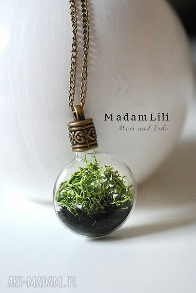 ♥ Terrarium ♥ Naszyjnik Część natury