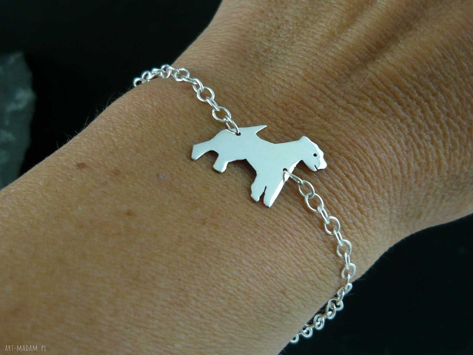 Terrier walijski - srebrna bransoletka 925 nr 8