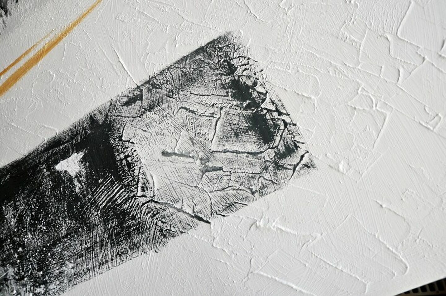 The Arrow 2 - abstrakcyjny duży obraz akrylowy na płótnie 140 x 100 cm (diptych)