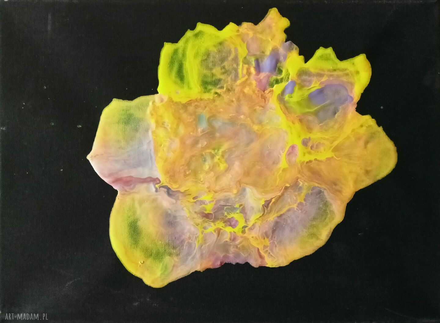 The Beauty - obraz akrylowy z fiolką, 40 x 30 x 2 cm (werniksowany)