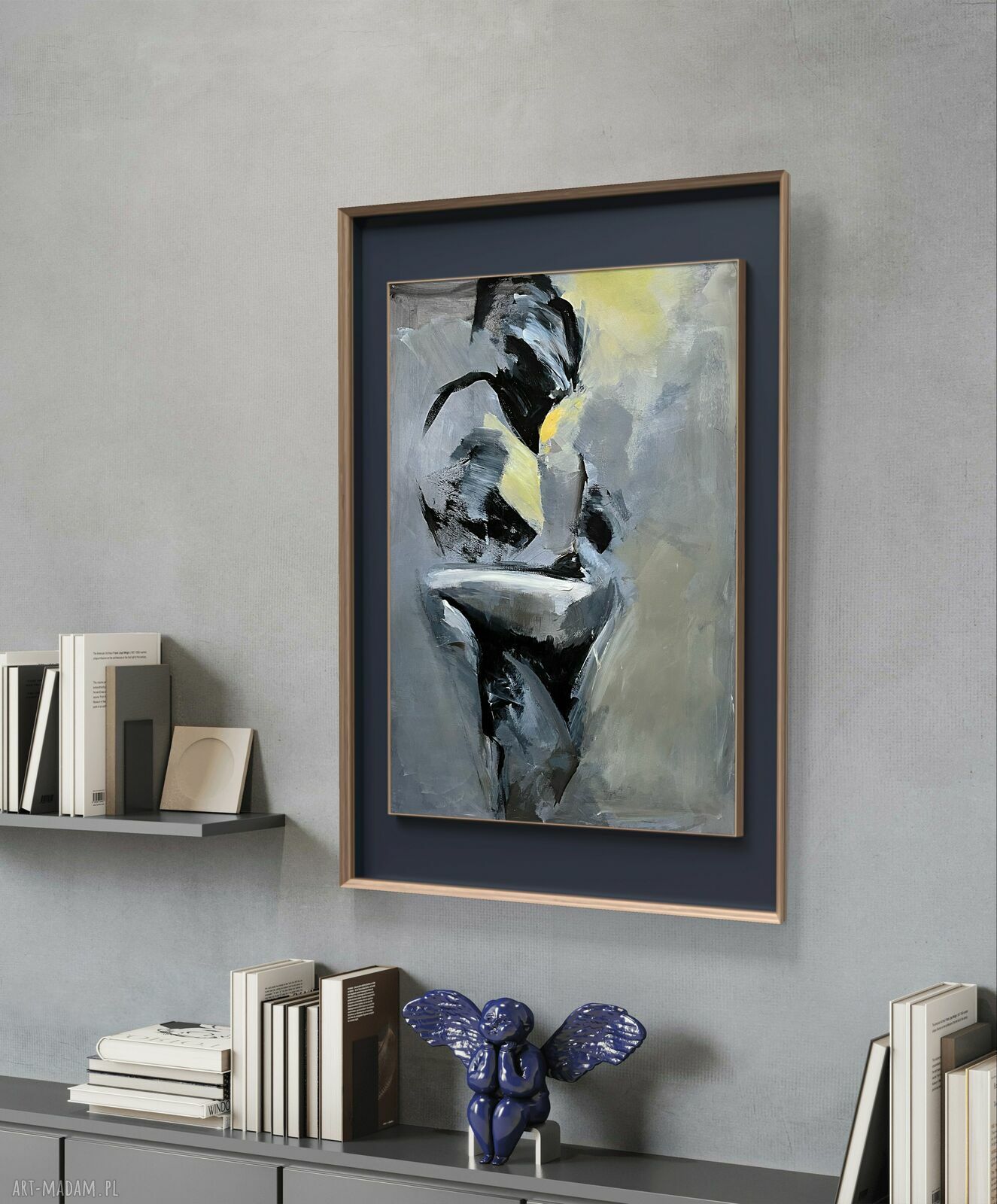 The Lovers - obraz pary kochanków 100x70 cm do salonu i sypialni