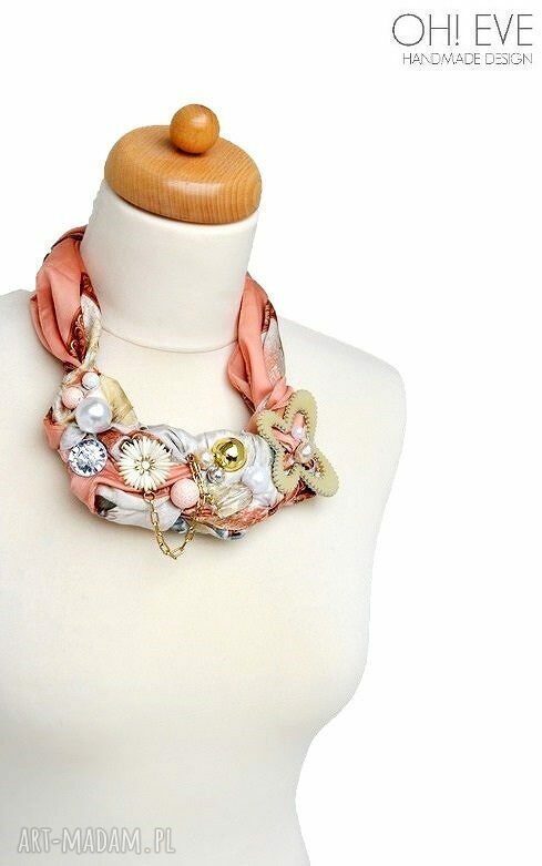 THE PEACH naszyjnik handmade