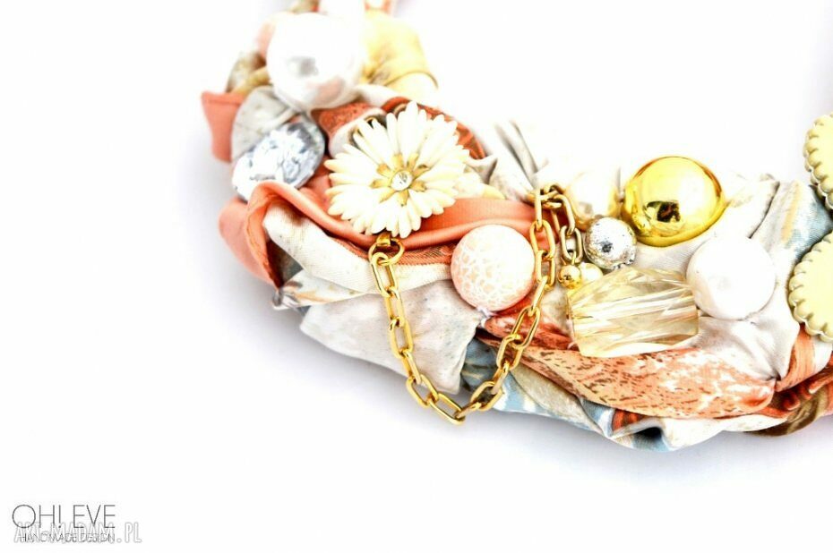 THE PEACH naszyjnik handmade