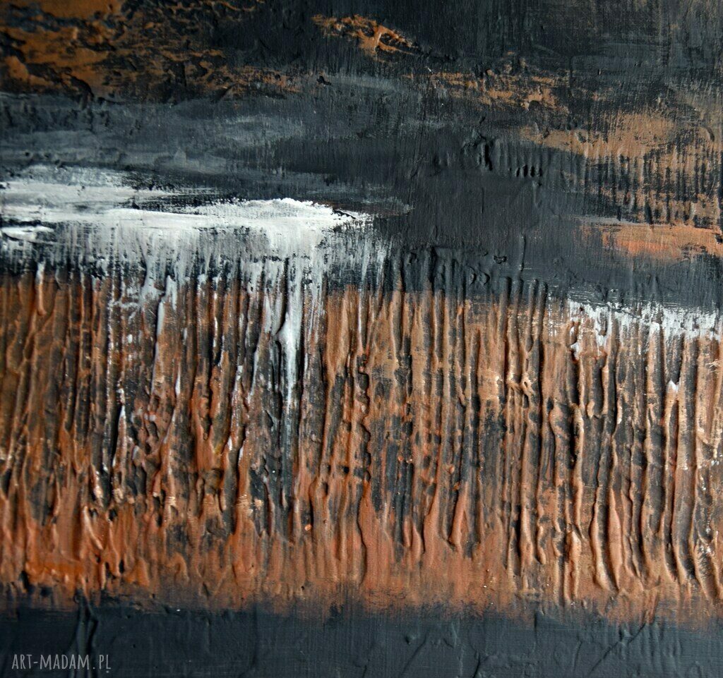 Tierra el Fuego - nowoczesny obraz abstrakcyjny 3D do salonu