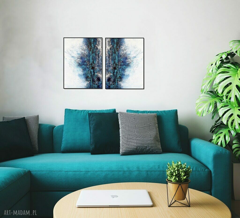 Tierra el Hielo 18P - abstrakcja, komplet dwóch plakatów