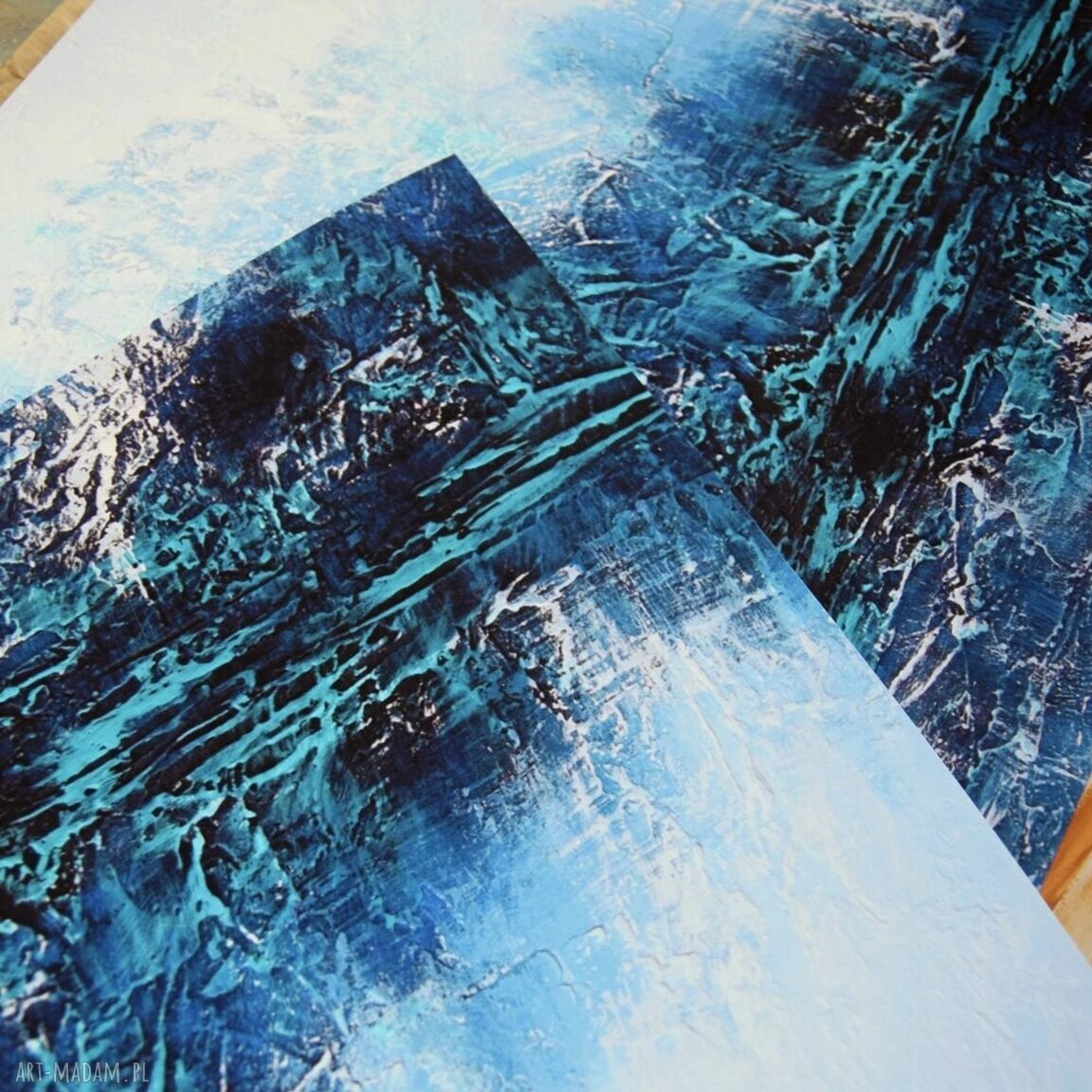 Tierra el Hielo 18P - abstrakcja, komplet dwóch plakatów