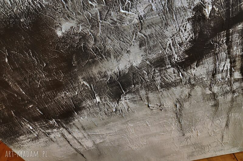 Tierra el Hielo 3 - nowoczesny obraz abstrakcyjny na płótnie 80x120 cm