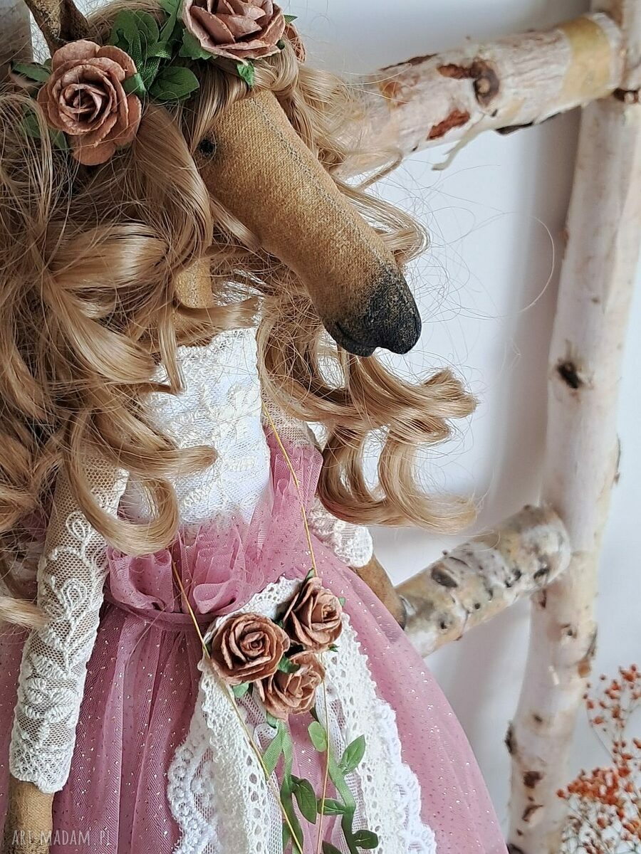 Konik tilda 57 cm - ręcznie szyta dekoracja dla miłośniczki koni