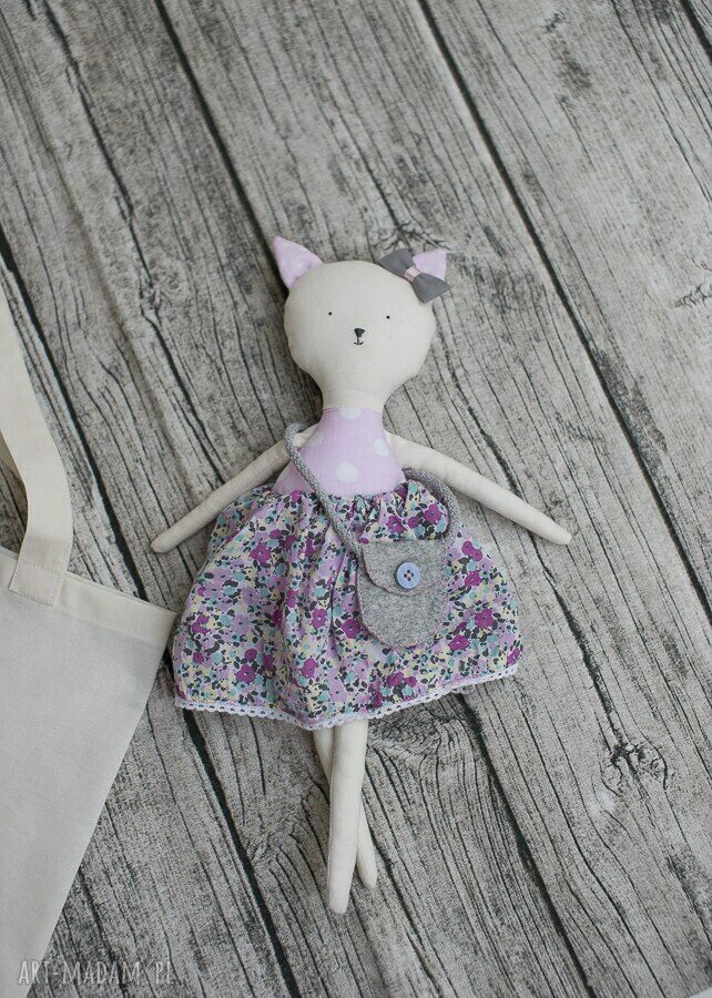 Tilda kotek - maskotka przytulanka dla dziewczynki (36 cm)