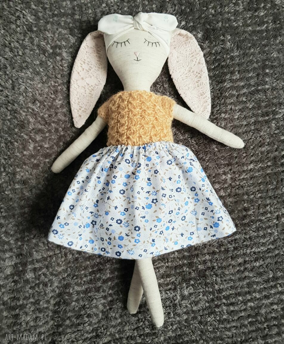 Tilda Królik - lalka handmade dla dziewczynki