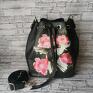 handmade na ramię torebka bucket bag crossbody worek sakiewka koliber