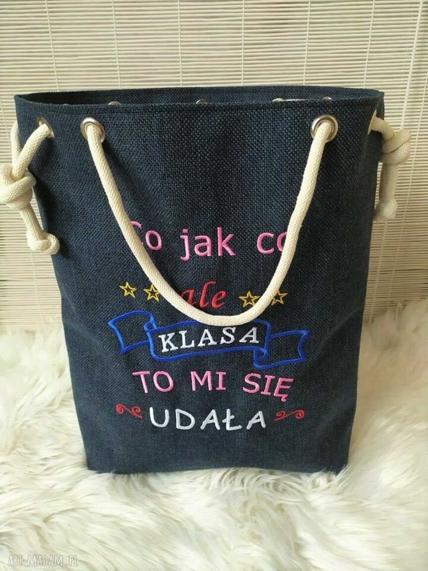 Ręczne wykonanie na ramię, torebki - torba dla nauczycielki