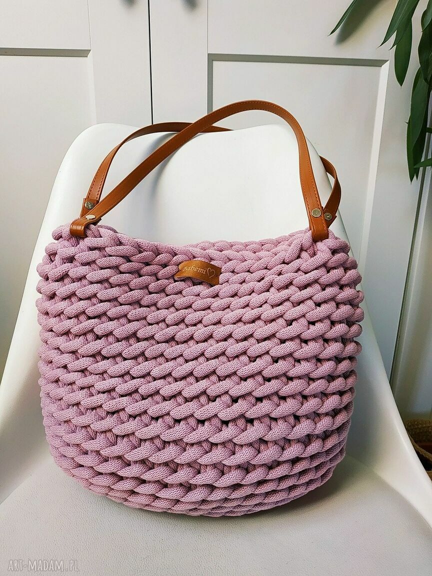 Torba Boho Wave Bag - brudny róż na ramię