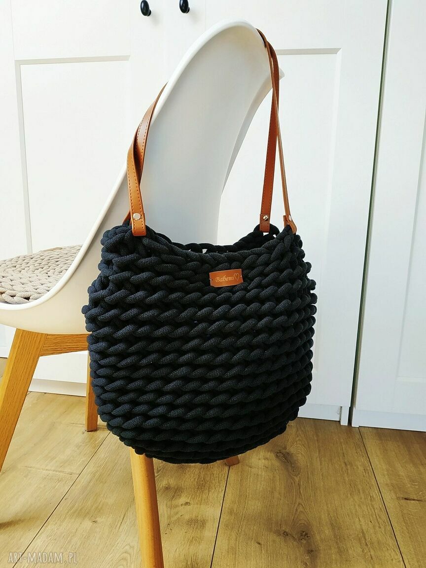 Beżowa torba Boho Wave Bag na ramię - szydełkowana torba na plażę handmade