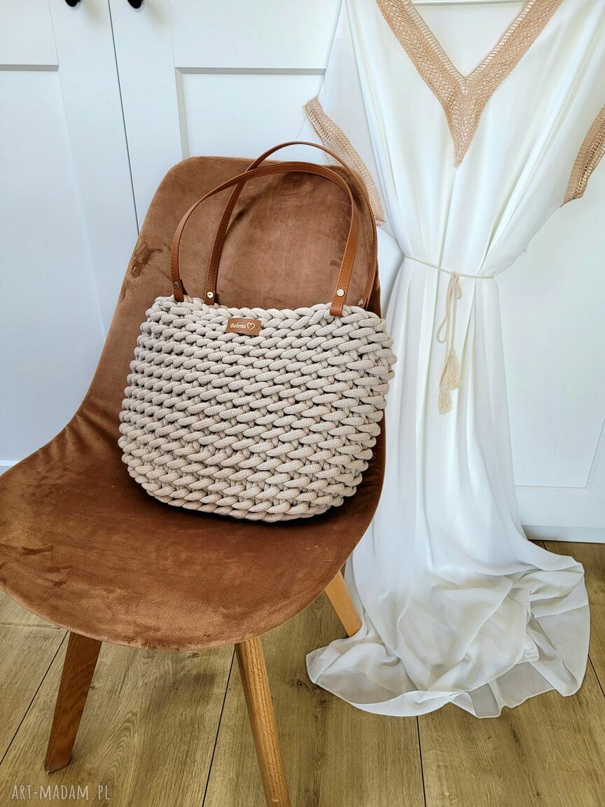 Torba Boho Weave Bag z podszewką - na laptopa