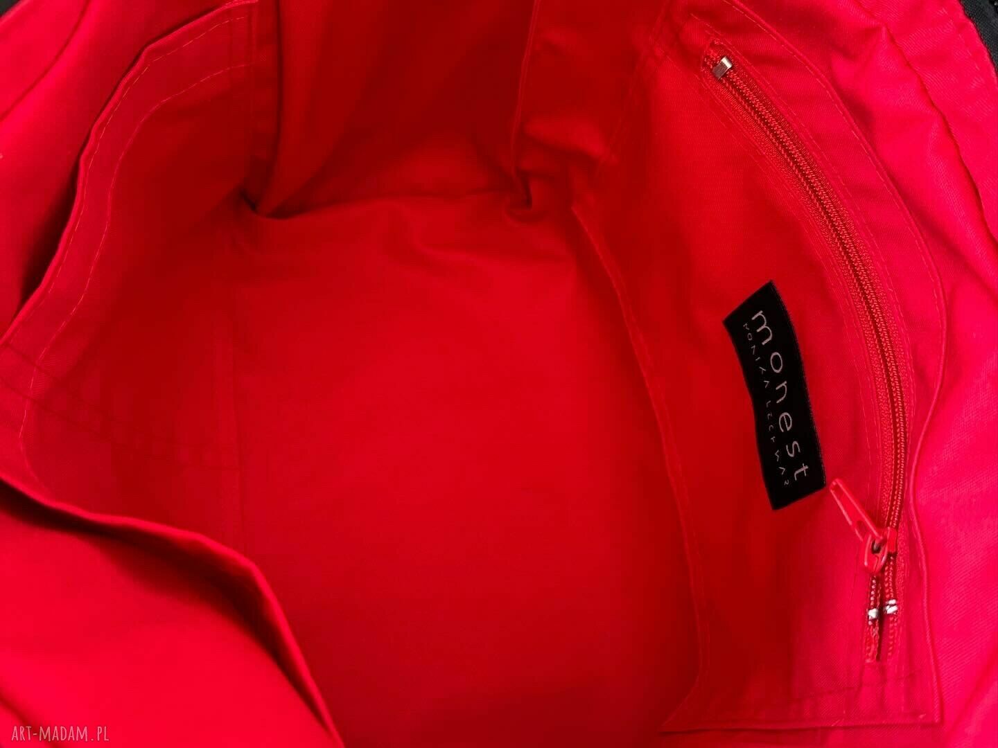 Torba City Noise II czarna eko zamsz premium na ramię na skos