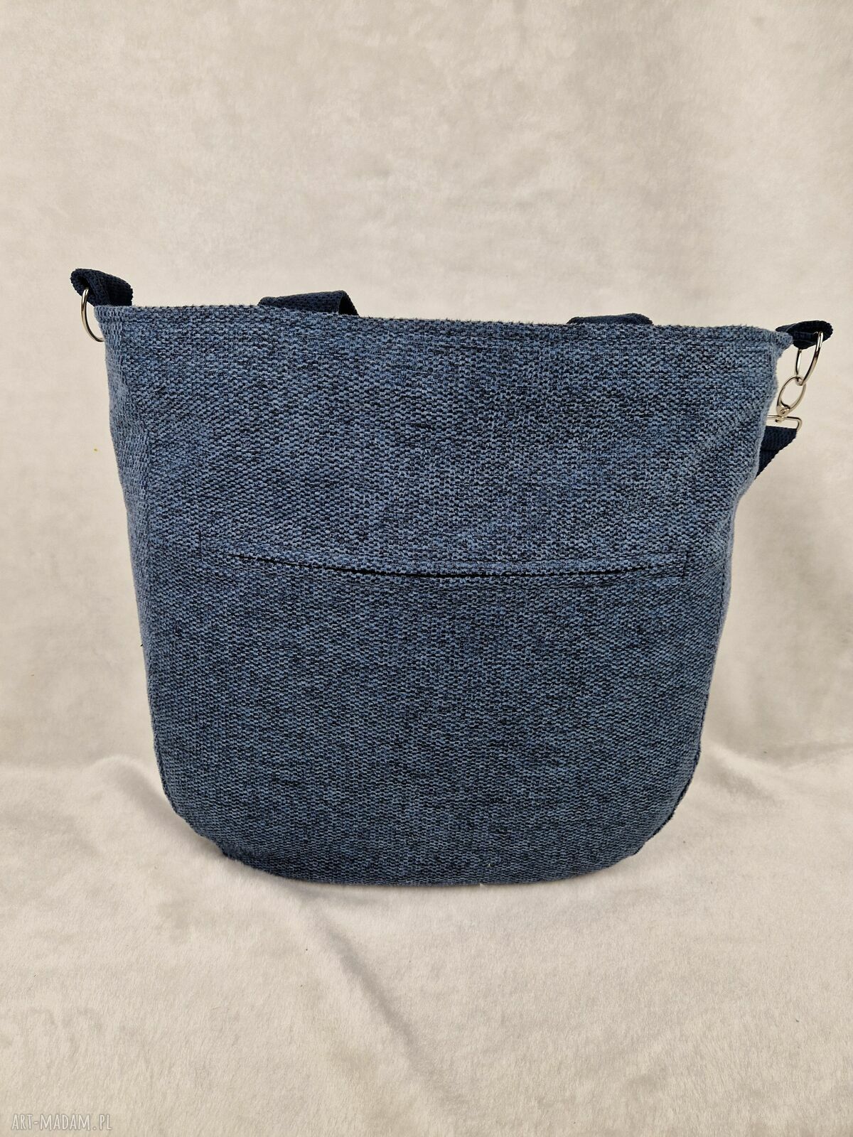 Torba na ramię handmade - szlachetny granat