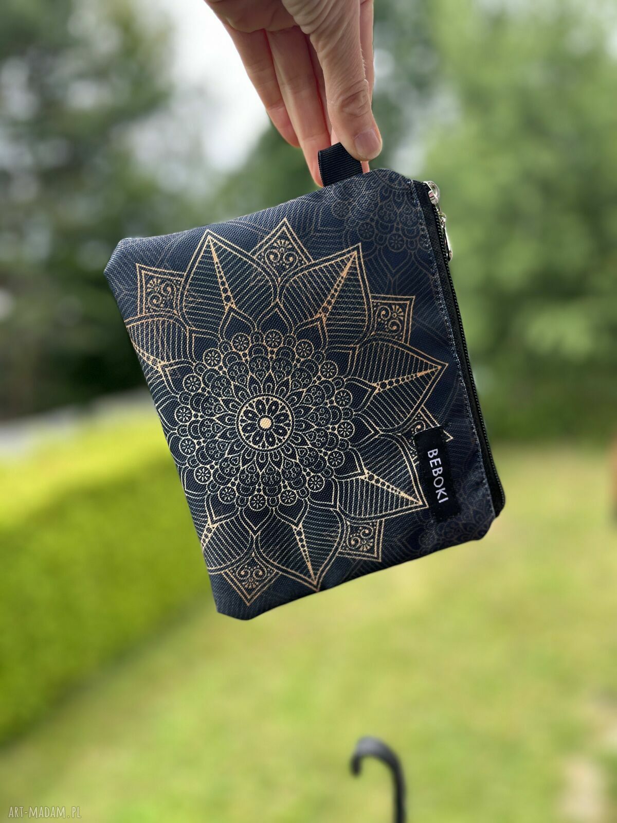 Torba-etui na laptopa z organizerem - zestaw handmade BEBOKI