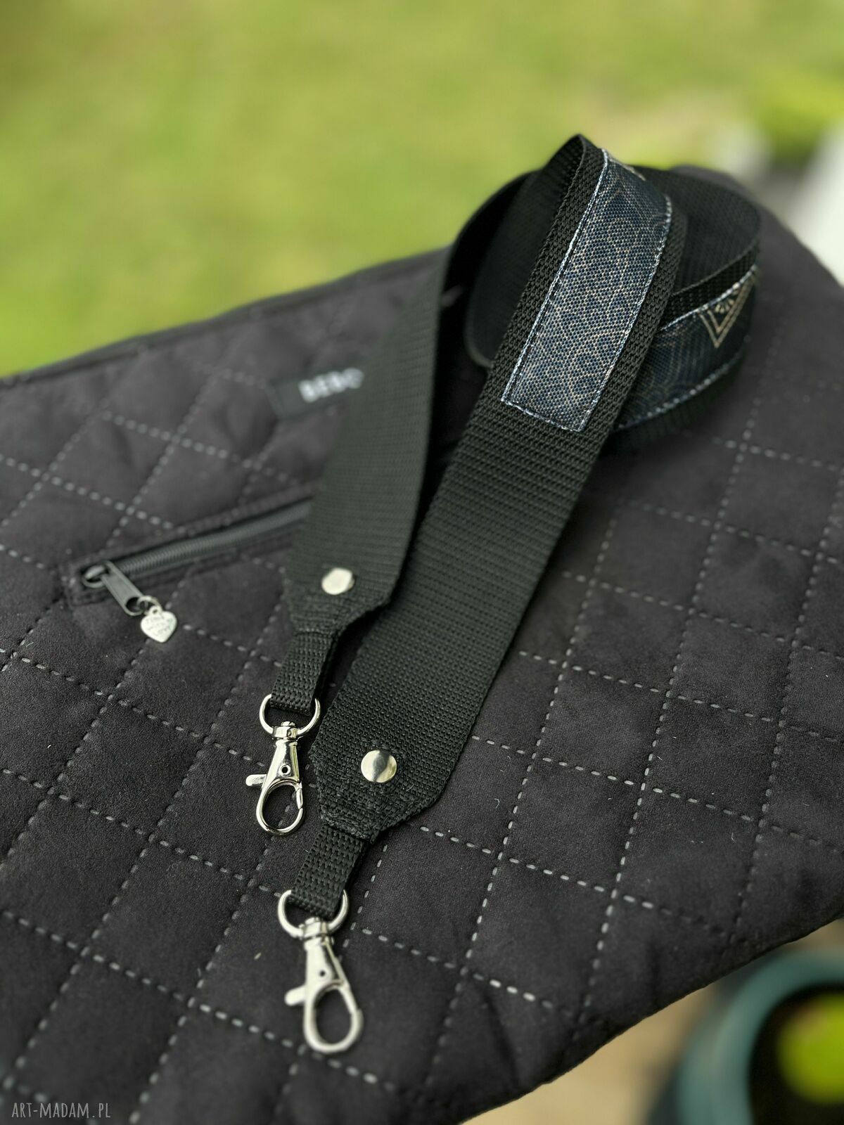 Torba-etui na laptopa z organizerem - zestaw handmade BEBOKI