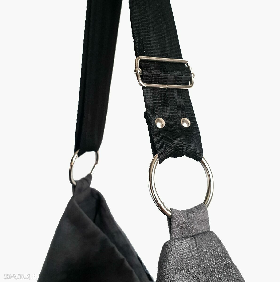 Torba hobo grafitowa