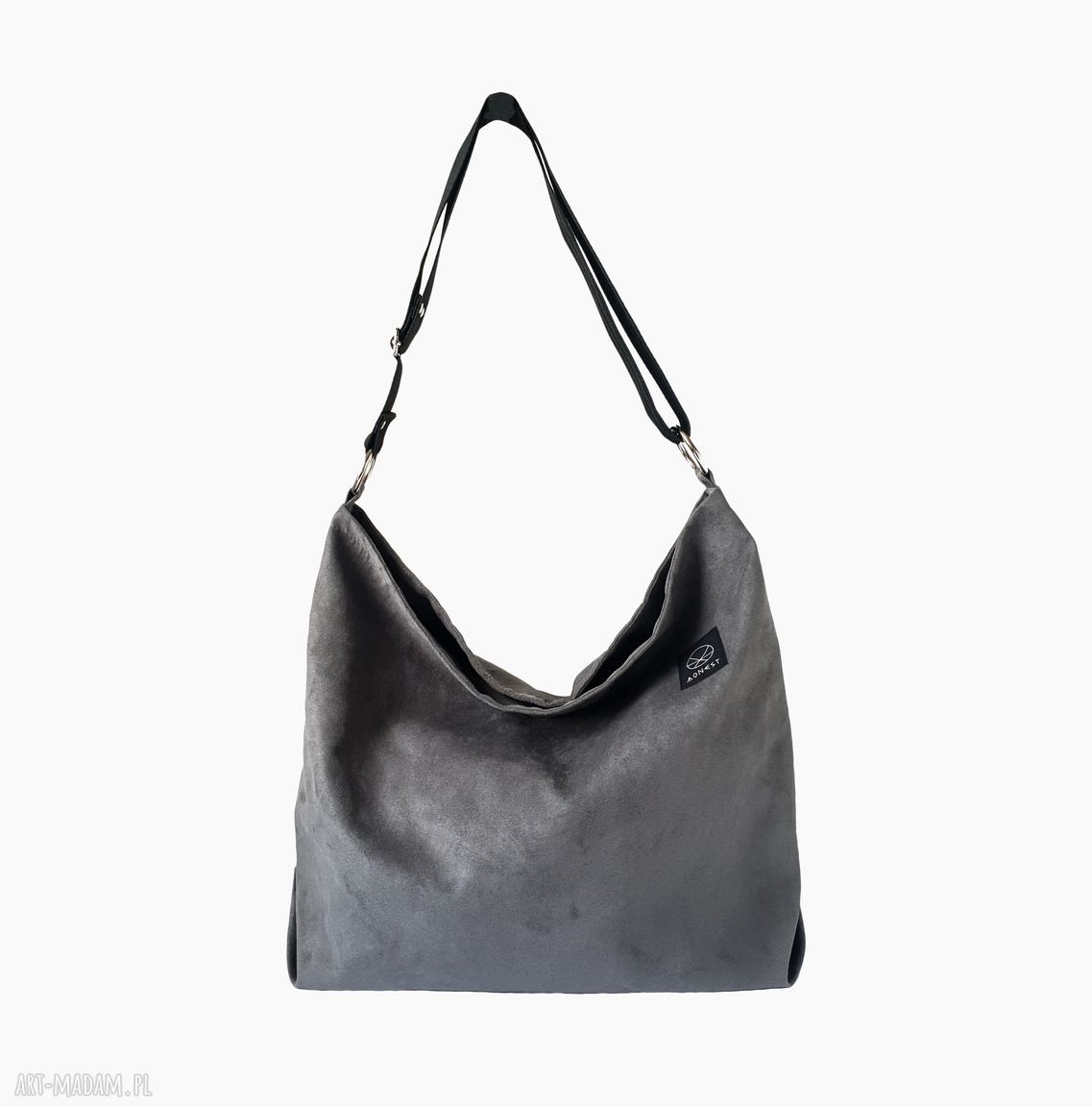 Torba hobo grafitowa