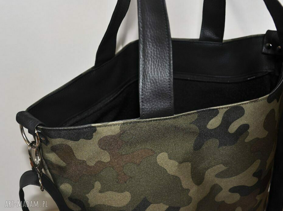 Torba hobo XL w print moro na ramię - pojemna i stylowa na co dzień