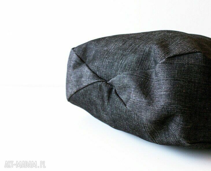 IKS dżins czerń brąz HandMade