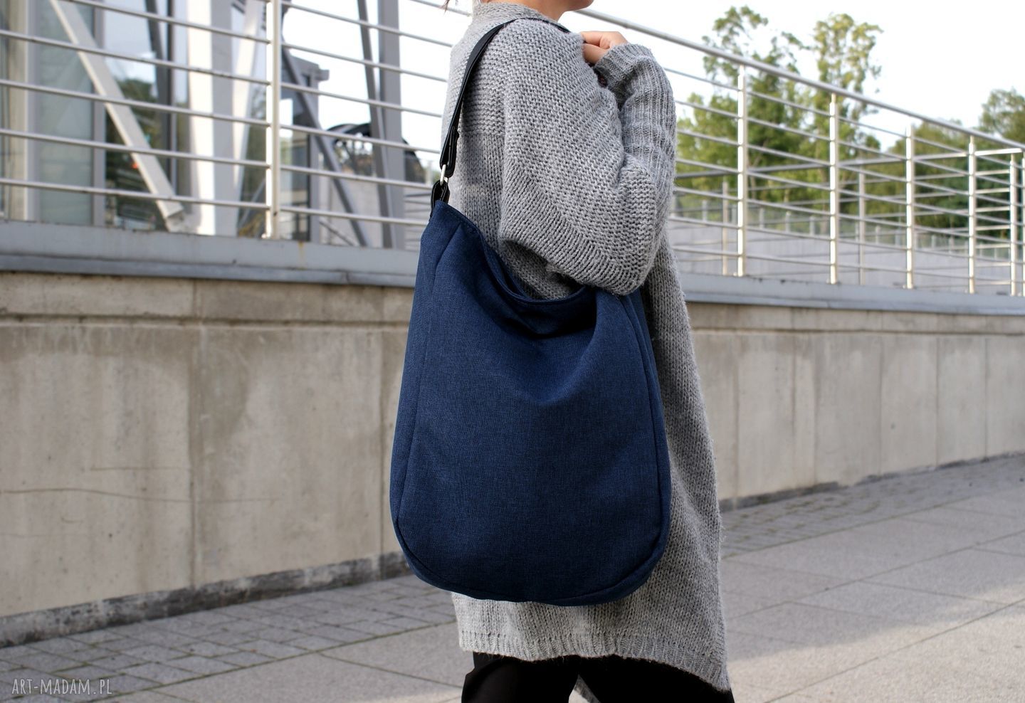Iks plecionka granat worek torba torebka vegan minimal zgrabna