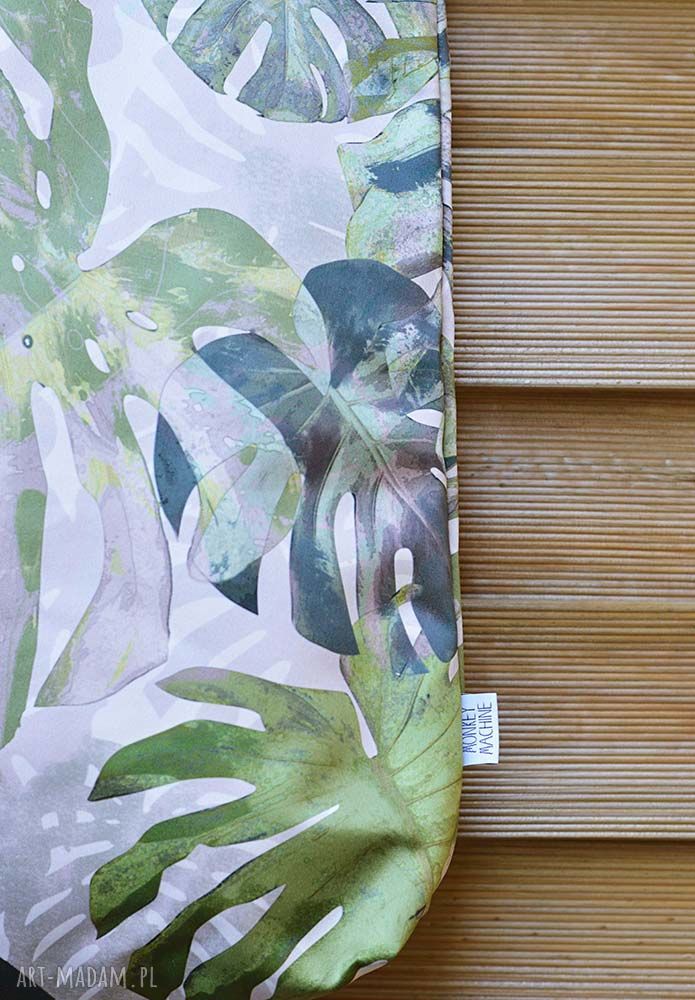 Torba na ramię Monstera Rosa - uszy z naturalnej skóry