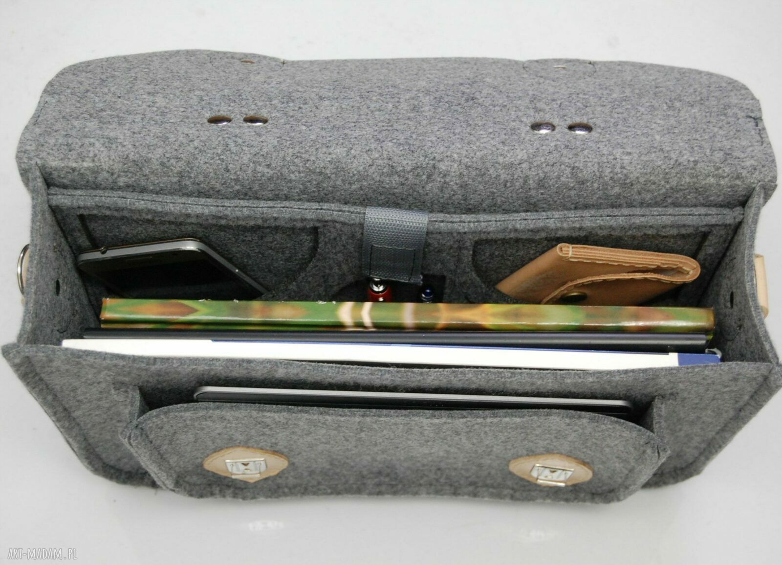 Torba na laptopa z filcu 13 torba na ramię, torba do pracy, aktówka, organizer