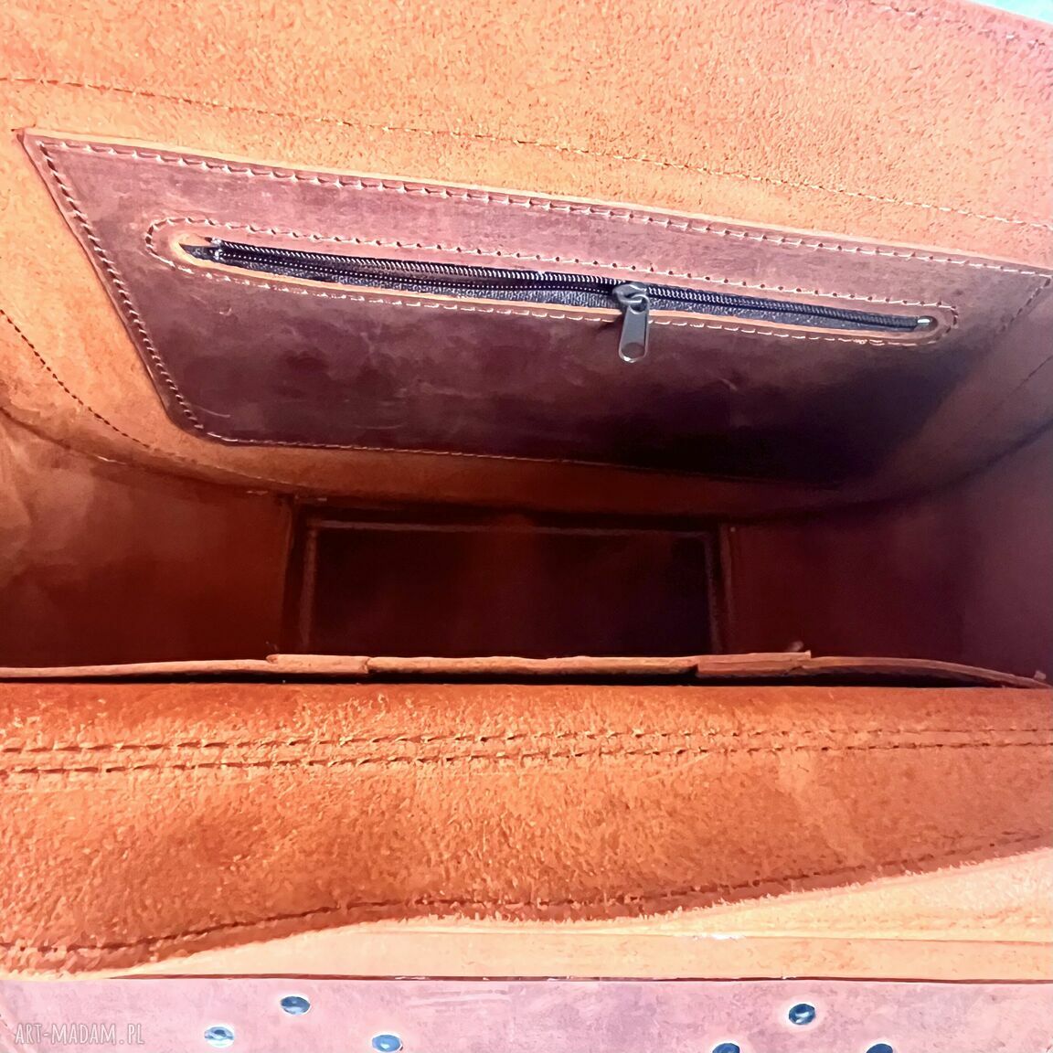 na ramię: Torba na ramię ze skóry „Crazy Horse”. handmade