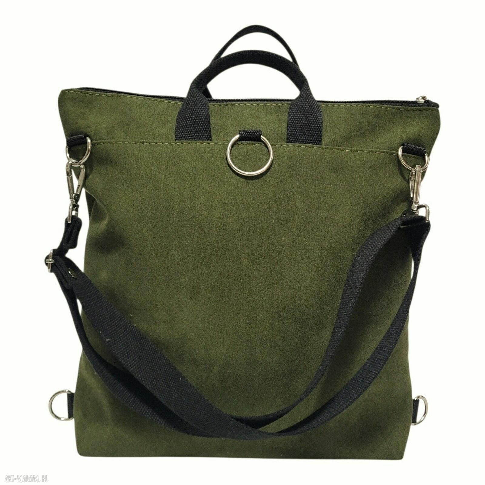 Plecak-Torba 4w1 wodoodporny zielony - A4 i laptop