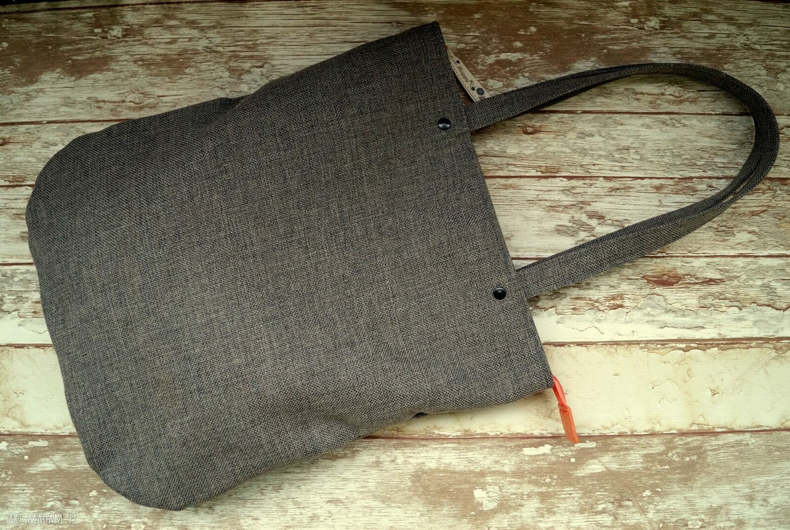 Torba na ramię hobo „Ptaszki” - handmade z Alcantarą
