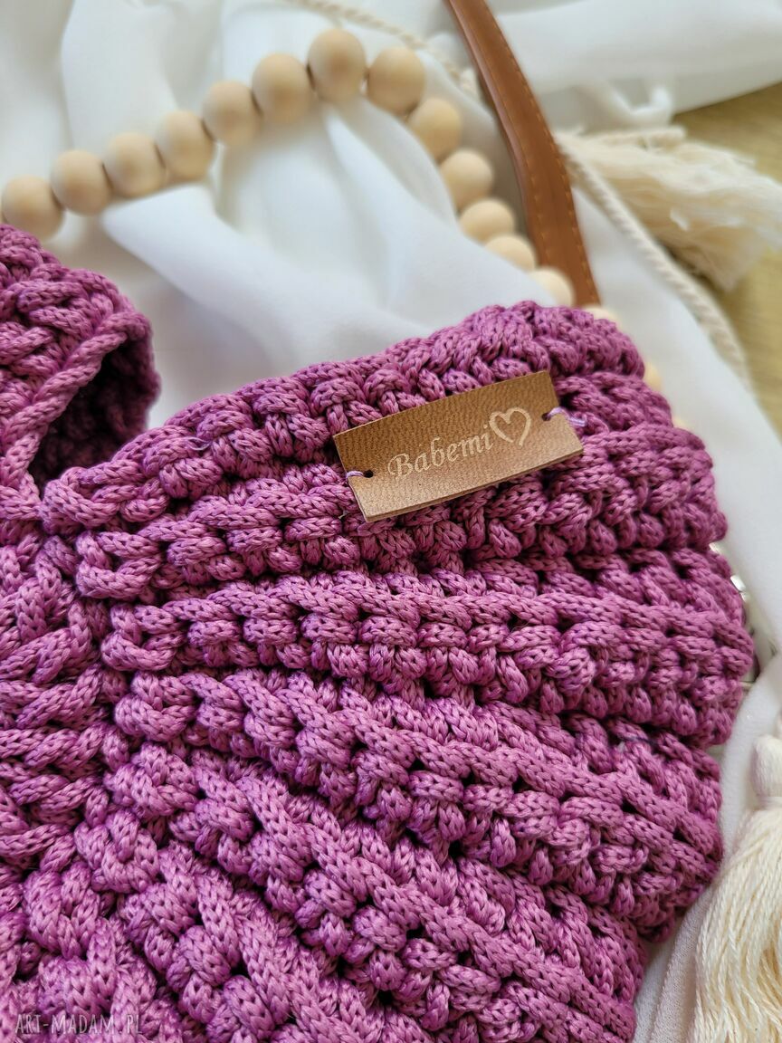 Brudnoróżowa torebka muszelka Seashell Bag MINI na lato