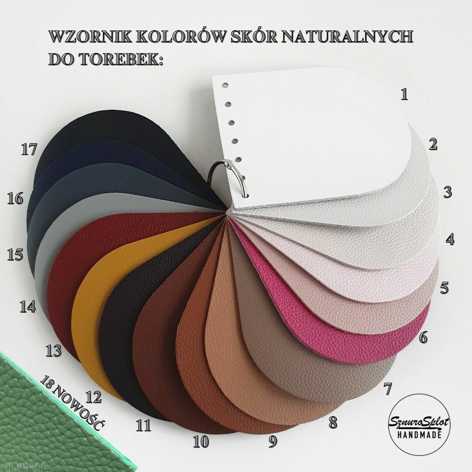 Granatowa torba na ramię handmade ze skóry i sznurka