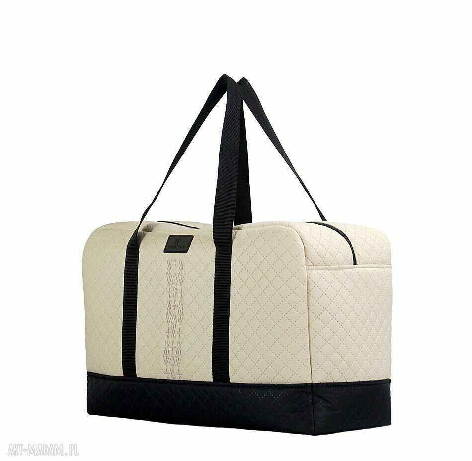 Torba sportowa Tulipany 230 kremowa