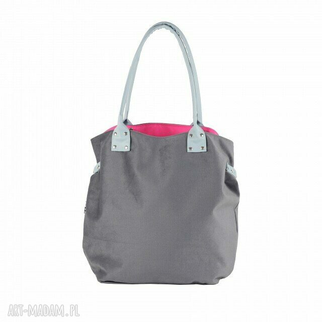 Torba Szara Light Blue Hand Made