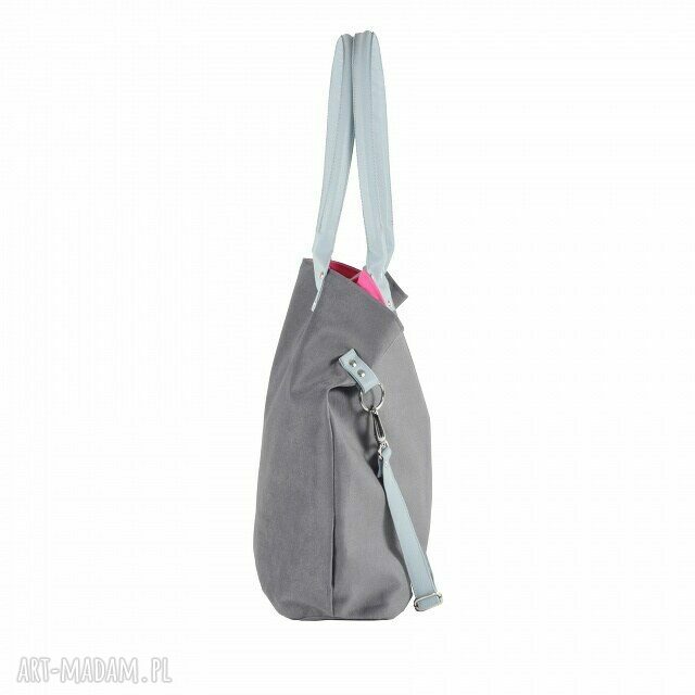 Torba Szara Light Blue Hand Made