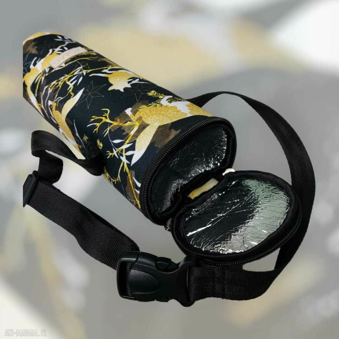 Torba termiczna na butelkę termos 750 ml - lisy (Zobag)