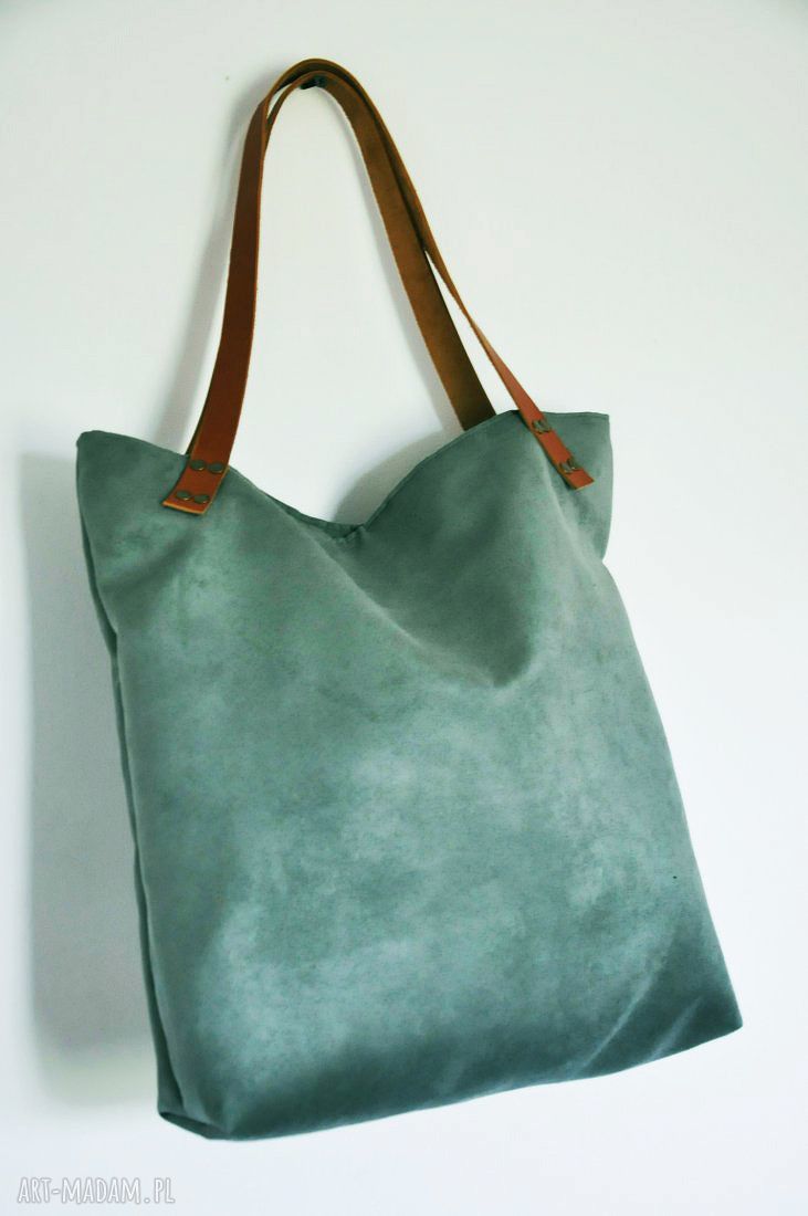 Torba tote - pastelowa zieleń