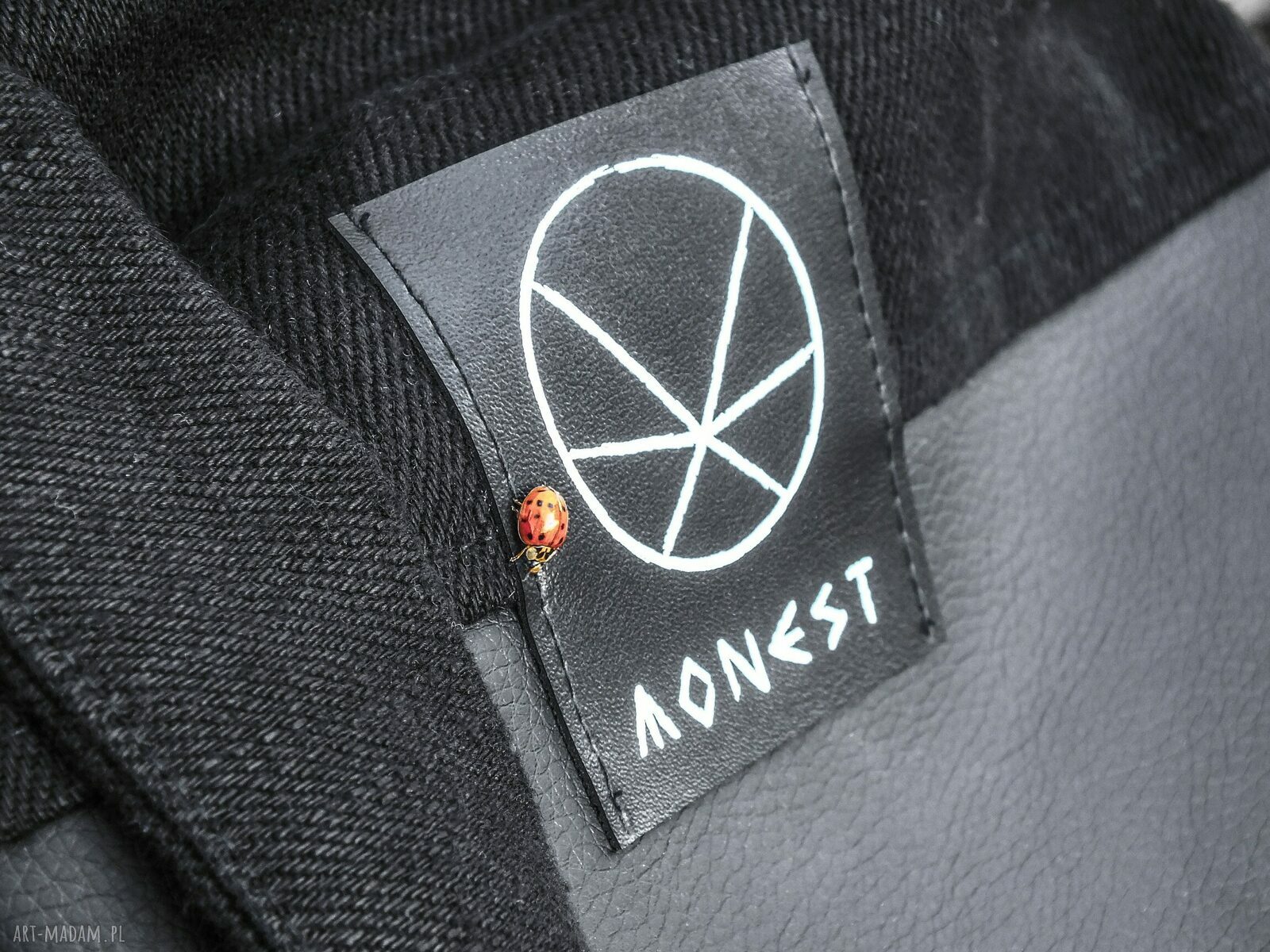 Torba worek konopny 2w1 Black Hemp